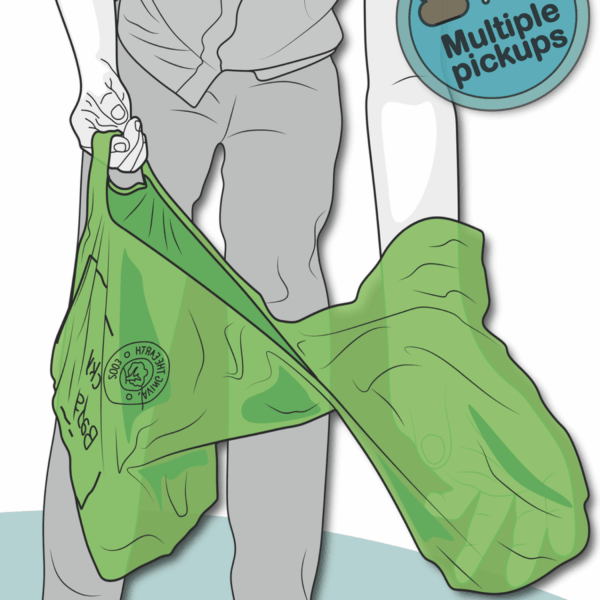 BIOBASED BACKYARD BAGS
