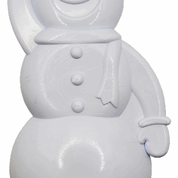 MKB Snowman Ultra Durable Nylon Dog Chew Toy for Aggressive Chewers