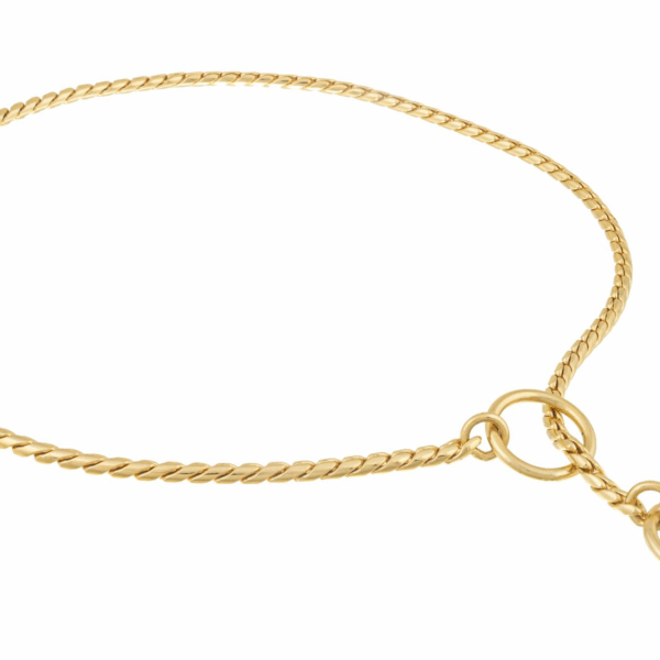 Slip Snake Show Chain Collar (26 in x 3.8mm)