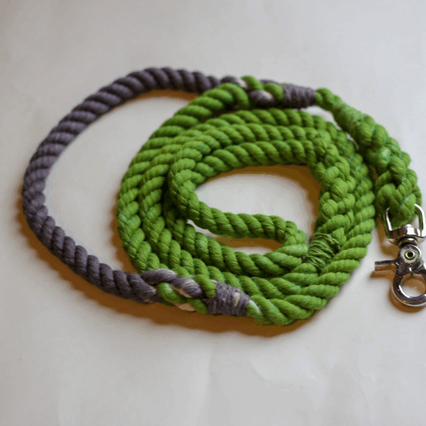 Rope Dog Leash with Traffic Handle