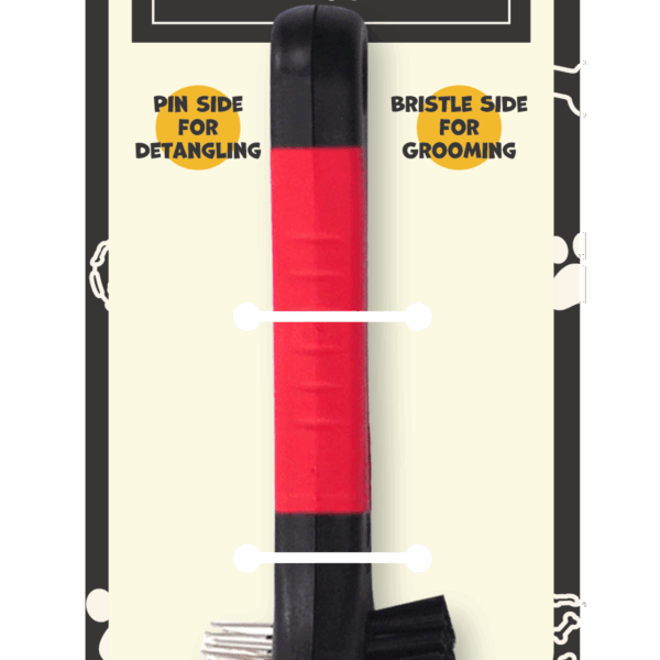 Double Sided Pet Brush - Bristles and Pins