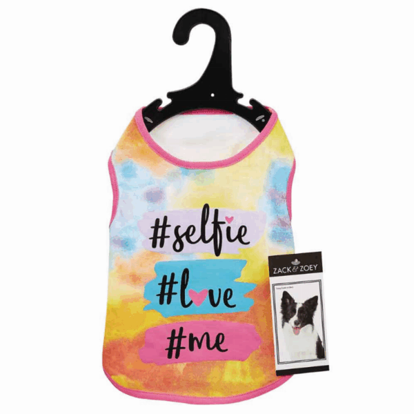 ZZ Hashtag Selfie Love Me Tank L