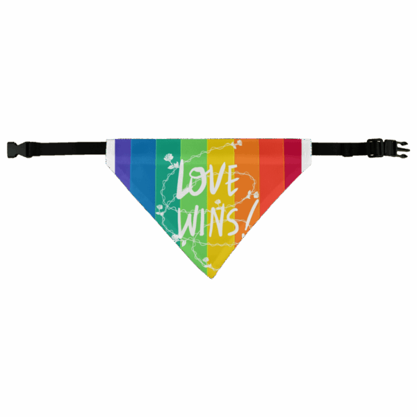 Love Wins Pet Bandana