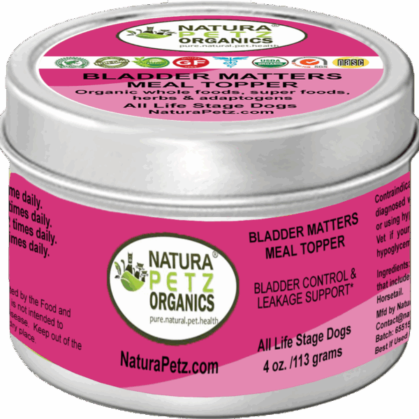Bladder Matters Max Meal Topper Bladder Control & Leakage Support* Dogs Cats*