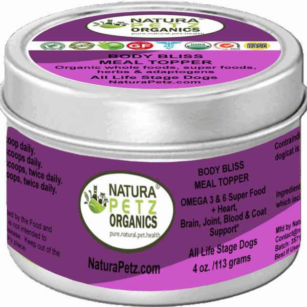 Body Bliss Meal Topper- Omega 3 & 6 Super Food + Heart, Brain Joint, Blood & Coat Support*