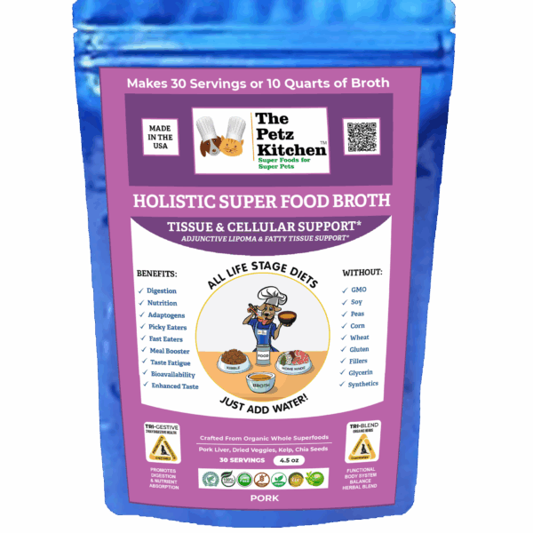 Super Food Broth Tissue & Cellular Support For Dogs* The Petz Kitchen Lipoma & Tissue Support*