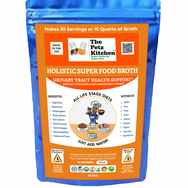 Super Food Broth Urinary Tract Health Support* The Petz Kitchen Dogs Cats