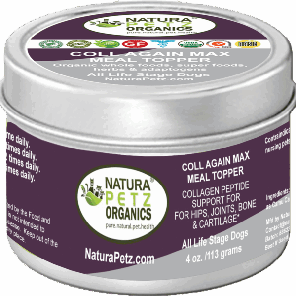 Coll Again Max Collagen Peptide Support Meal Topper* Hips, Joint, Bone & Cartilage Support* Dogs & Cats*