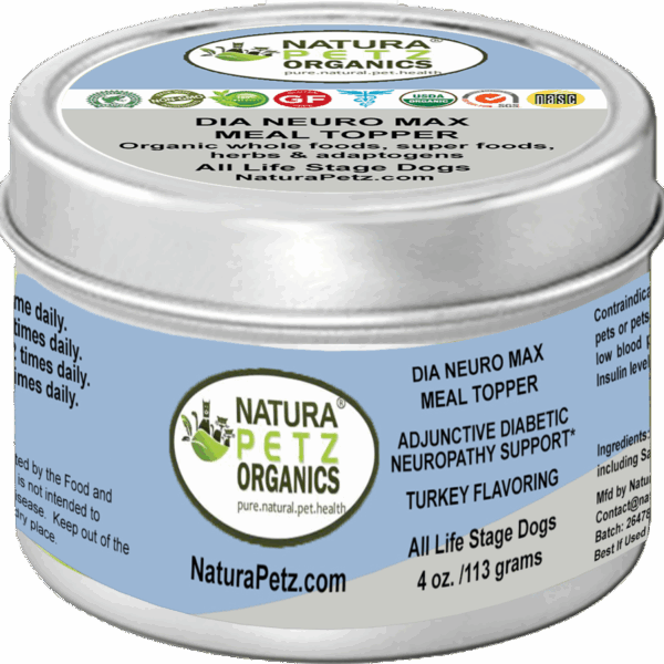 Dia Neuro Max Meal Topper* Adjunctive Diabetic Neuropathy Support* For Dogs & Cats