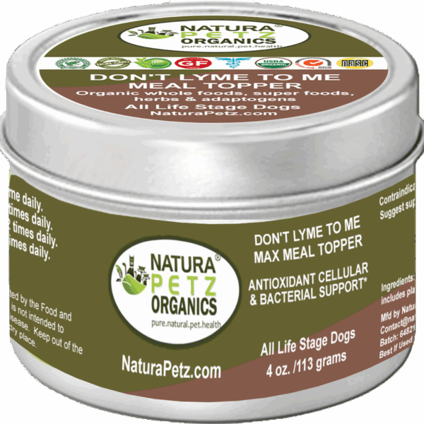 Don'T Lyme To Me Max Meal Topper* Antioxidant Cellular & Bacterial Support* Dogs & Cats*