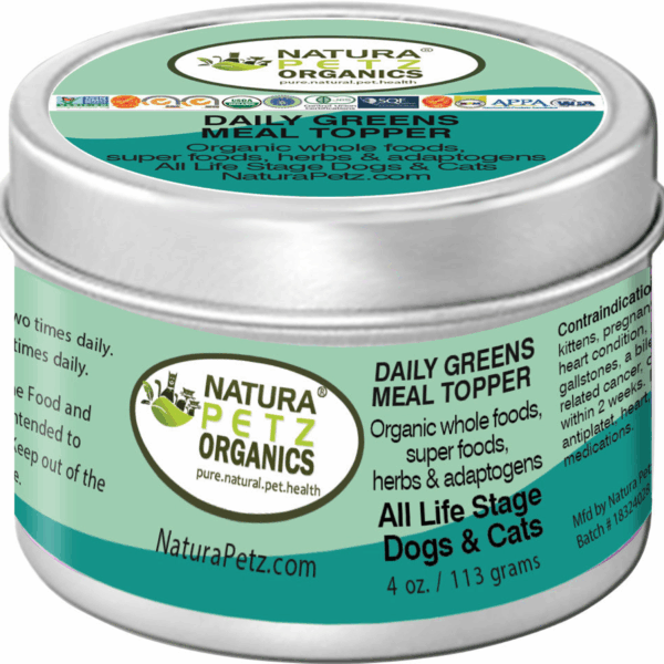 Daily Greens Glow Multi-Vitamin & Multi-Mineral Support* Flavored Meal Topper For Dogs And Cats*