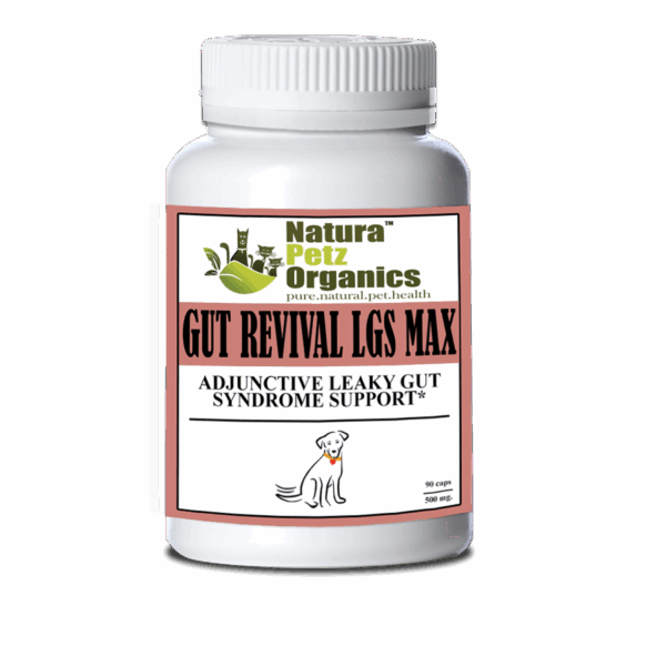 Gut Revival Lgs Max Capsules - Adjunctive Leaky Gut Syndrome Support* For Dogs And Cats