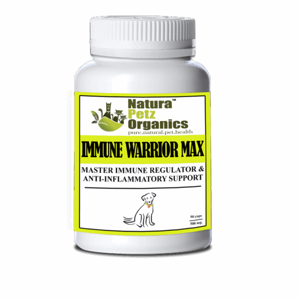 Immune Warrior Max Master Blend Capsules* Immune Regulator & Anti-Inflammatory Support* For  Dogs & Cats