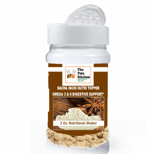 Sacha Inchi Omega 3 & 6 Digestive Support The Petz Kitchen- Organic & Human Grade Ingredients For Home Prepared Meals & Treats