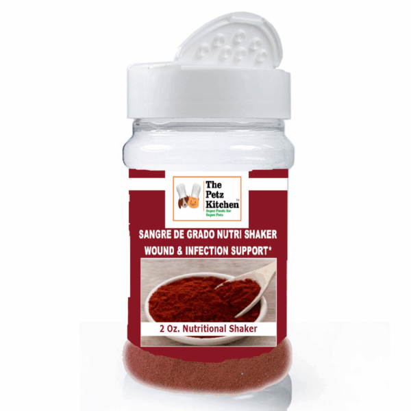 Sangre De Grado - Wound & Infection Support* The Petz Kitchen - Organic & Human Grade Ingredients & Shakers For Home Prepared Meals & Treats