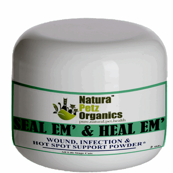 Seal Em And Heal Em Powder Dog, Cat & Small Animal*  Wound, Infection & Hot Spot Support*