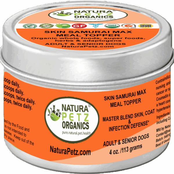 Skin Samurai Max Meal Topper - Master Blend Skin, Coat & Infection Defense For Dogs & Cats*