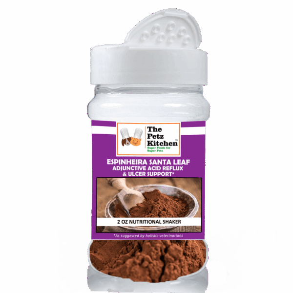Espinheira Santa Leaf - Adjunctive Acid Reflux & Ulcer Support* The Petz Kitchen For Dogs And Cats*