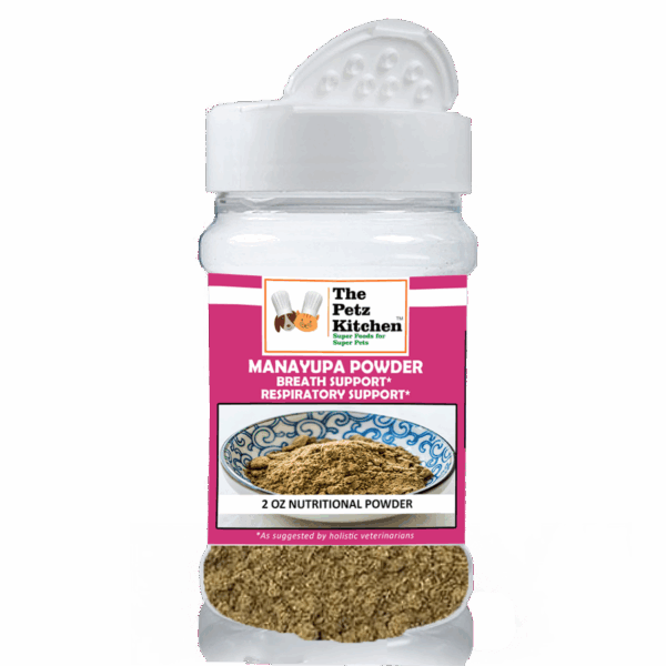 Manayupa Powder - Breath Support & Respiratory Support* The Petz Kitchen For Dogs & Cats*