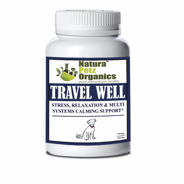 Travel Well - Stress, Relaxation & Calming Stress Support* For Dogs And Cats On The Go*