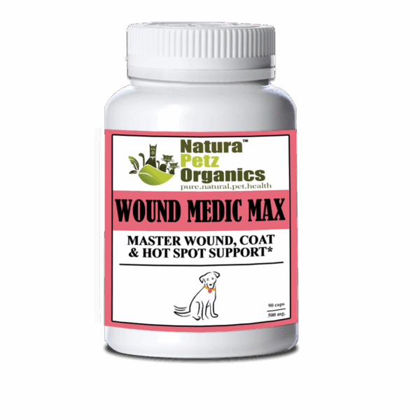 Wound Medic Max Caps* Master Wound, Skin & Coat Support For Dogs & Cats*