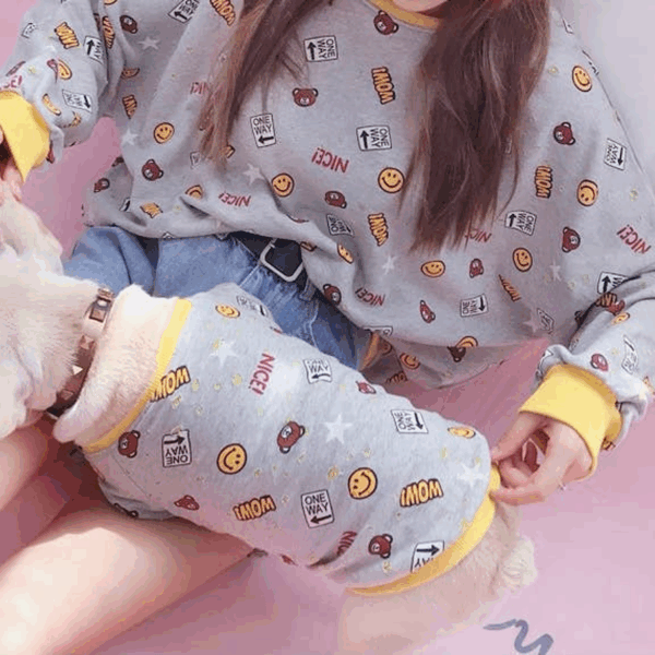 Smile Everyday - Matching Pet and Owner Clothing Set