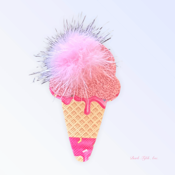 Yummy Ice Cream Drip Cone Hair Clip