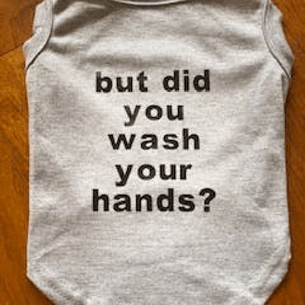 But did you wash your hands tee