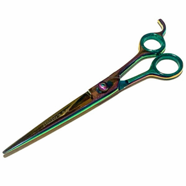 Multi Color Titanium Dog Cat Pet Trimming Haircutting Shears Adjustable