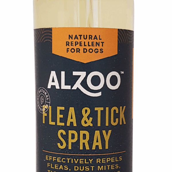 ALZOO Plant-Based Flea and Tick Repellent Spray for Dogs, 8oz