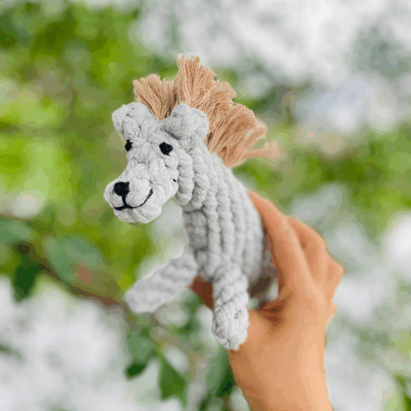 Handmade Sustainable Horse Rope Toys, Dog Chew Rope Toys