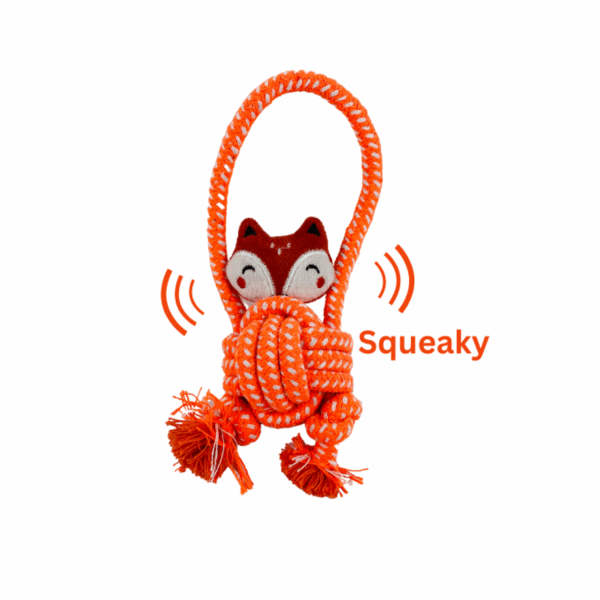 ECO-Fox Dog Rope Toy| Tug of War