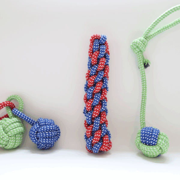 Eco-friendly Dog Rope Toy 3PC