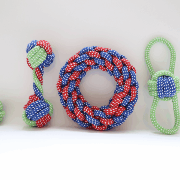 Eco-friendly Dog Rope Toy 4 Set