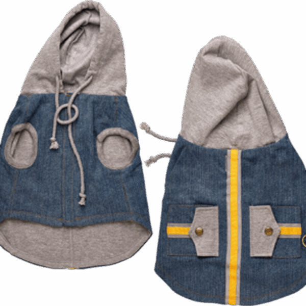 Denim Hoodie Vest
