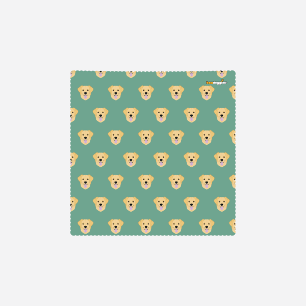 Golden Retriever Microfiber Cleaning Cloth