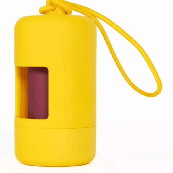 Sun Kissed Yellow Waste Bag Dispenser