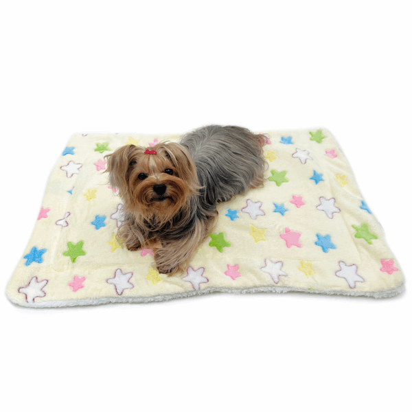 Ultra Plush Colorful Stars Blanket