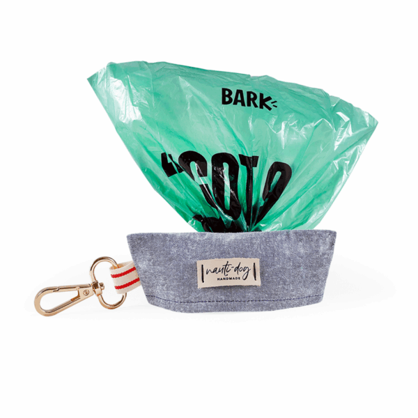 Chambray Classic Oxford Dog Waste Poop Bag Dispenser