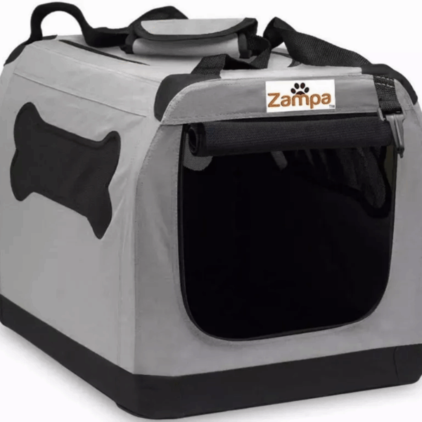 Zampa Pet Portable Crate, Comes with A Carrying Case