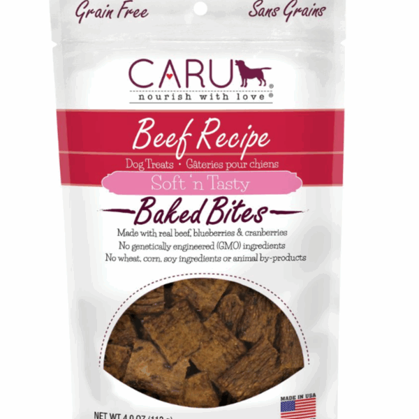 CARU Soft 'n Tasty Beef Recipe Bites for Dogs