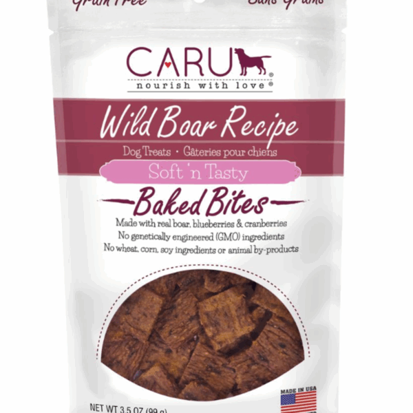 CARU Soft 'n Tasty Wild Boar Recipe Bites for Dogs