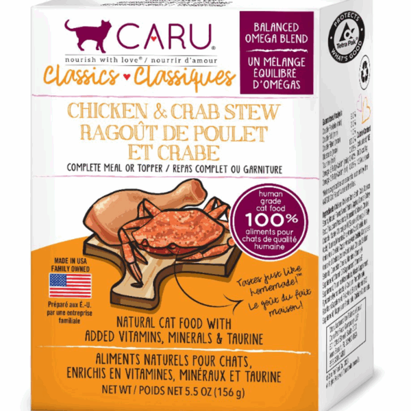 CARU Classics Chicken & Crab Stew for Cats