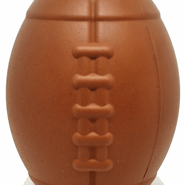 MKB Football Durable Rubber Chew Toy and Treat Dispenser