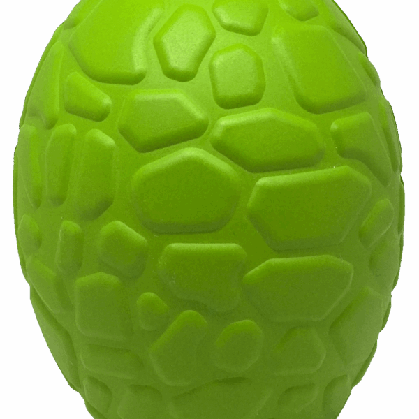 MKB Dinosaur Egg Durable Rubber Chew Toy & Treat Dispenser