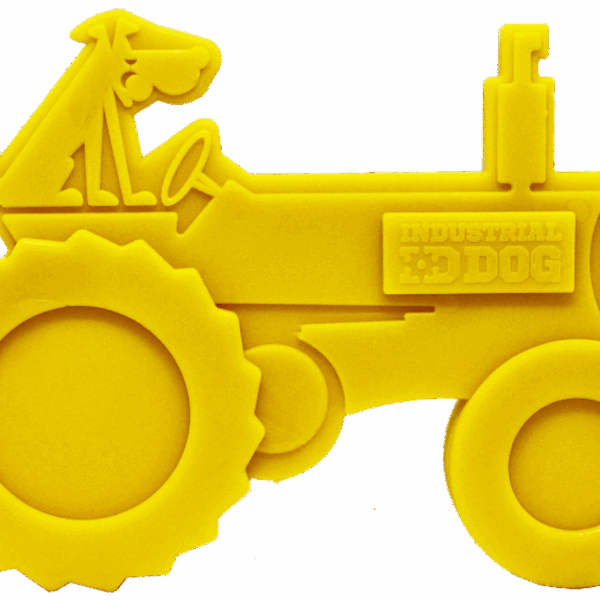 ID Tractor  Ultra Durable Nylon Dog Chew Toy for Aggressive Chewers