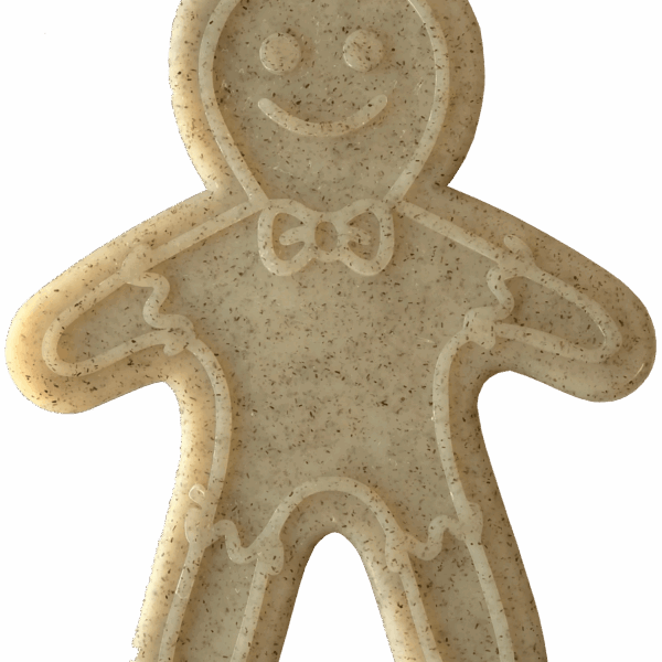 SP Gingerbread Man Ultra Durable Nylon Dog Chew Toy for Aggressive Chewers