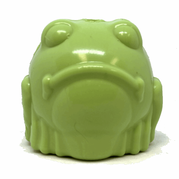 MKB Bull Frog Durable Rubber Chew Toy & Treat Dispenser