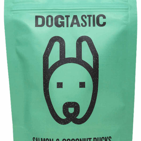 DT Dogtastic Salmon & Coconut Ducks Dog Treats