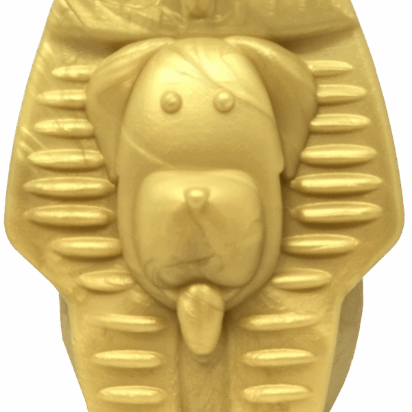 MKB Doggie Pharaoh Durable Chew Toy & Treat Dispenser